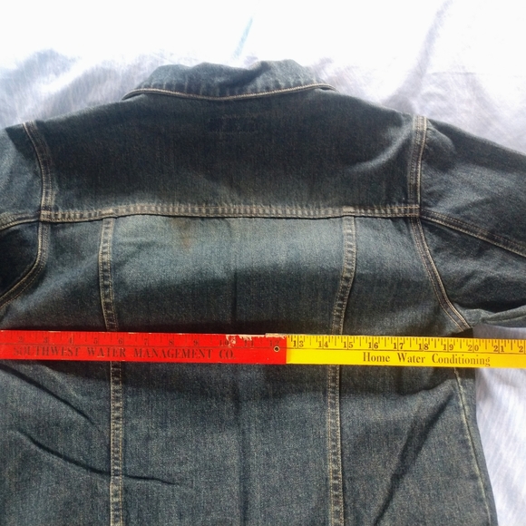 EUC Just Jeans Jnr Dize 14 Trucker/Bike Jacket Cro - Picture 6 of 10